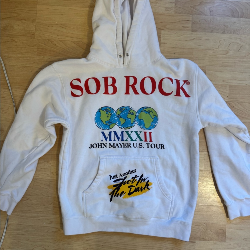 John Mayer U.S. Tour White Hoodie